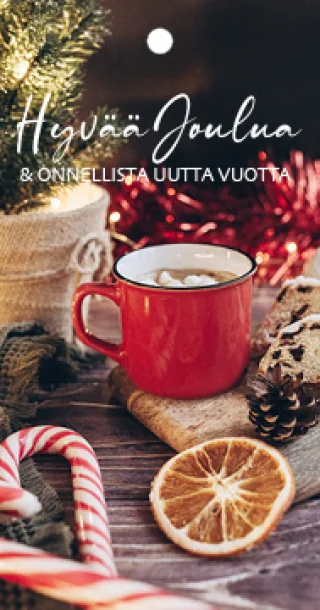 Bukettkort 'Hyvää Joulua'