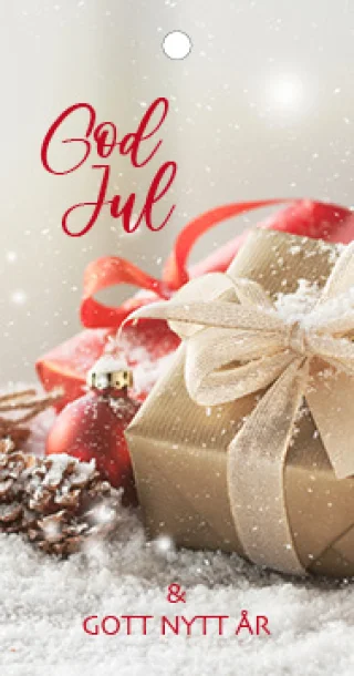 Bukettkort 'God Jul & Gott Nytt År'