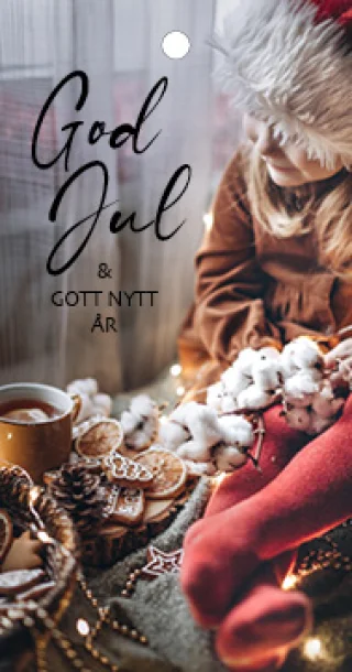 Bukettkort 'God Jul & Gott Nytt År'