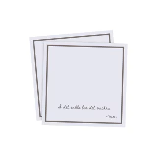 Paperilautasliina, 'I det enkla'