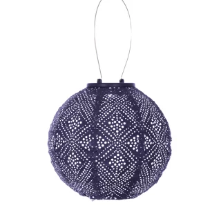 Aurinkokennolyhty Topaze Round | Ø20 cm | violetti