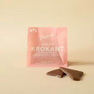 Apelsinkrokant mjölkchoklad 70 g