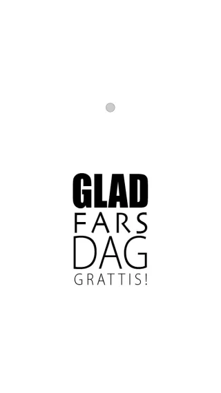 Kimppukortti 'Glad Farsdag, Grattis!'