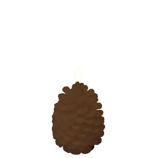 LED Ljus Pine Cone 13 cm