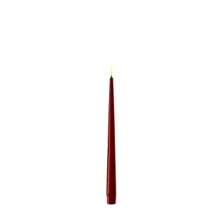 LED-antikljus 28 cm Bourgogne Red