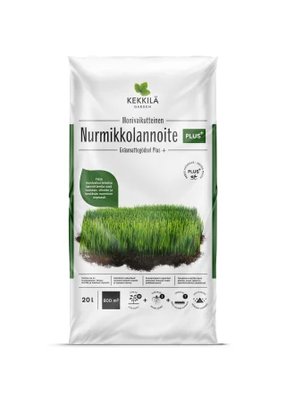 Nurmikkolannoite Plus + 20 L