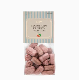 Hannas Jordgubbskarameller 175 g