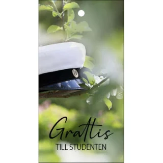 Kimppukortti 'Grattis till studenten'
