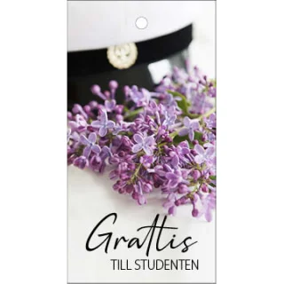 Kimppukortti 'Grattis till studenten'