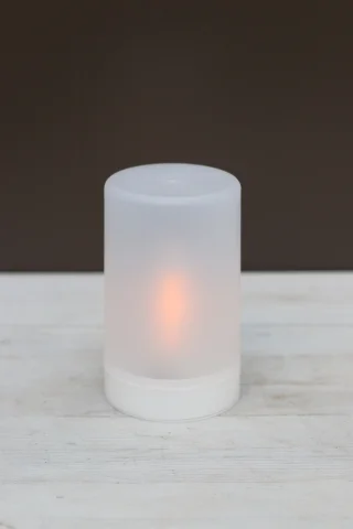 Flamme LED ljus, vit